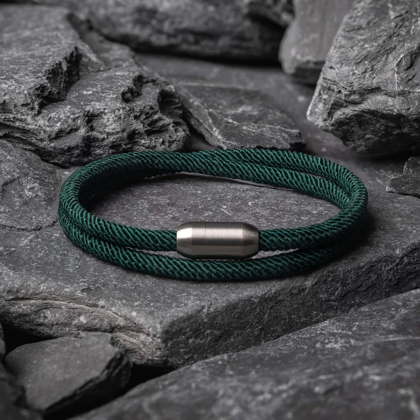 Pulseira de Corda Verde Minimalista Algarve Pulse | Compre Agora